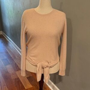 NWT Ann Taylor Women's Cashmere Sweater in Light Pink